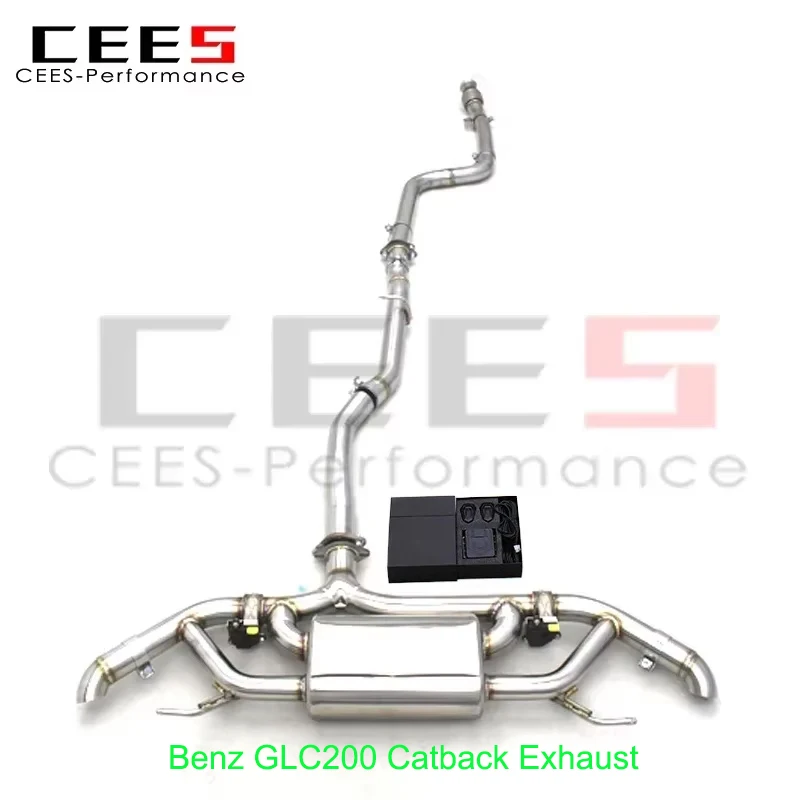

CEES Systems Car Exhaust Muffler Exhaust pipes for Mercedes-Benz GLC200 2.0T 2017-2019 Catback Exhaust High quality