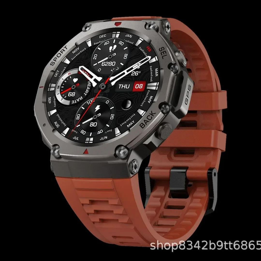 T-Rex 3 Ultra GPS Smart Watch Military Sport Smartwatch Men 2025 New For Xiaomi 5ATM Waterproof Built-in Dual-band GNSS Compass