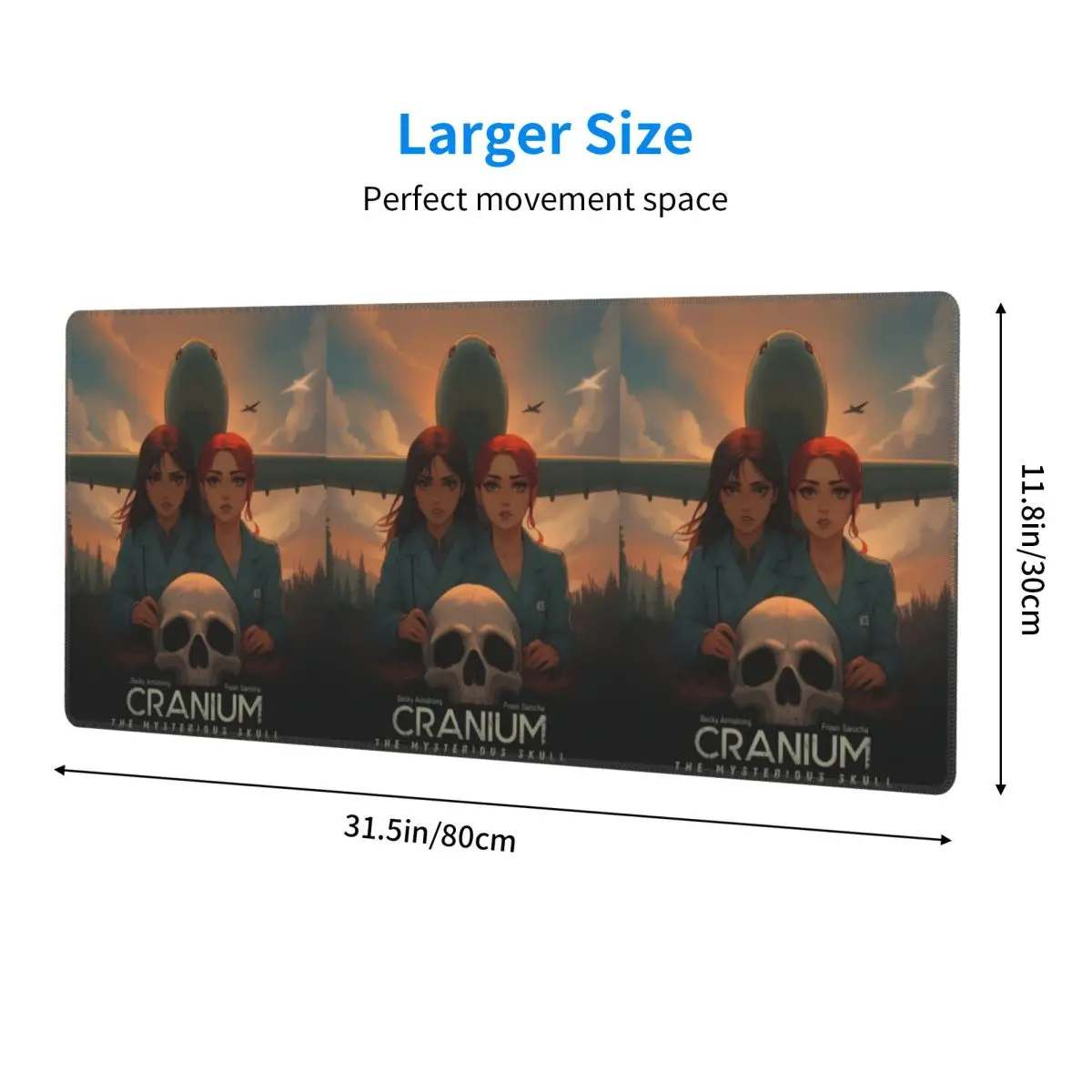 Large Mouse Pad Cranium Freenbecky Poster Gamer PC Laptop Mats Keyboard Carpet Computer Gaming Office Accessories Desk Mat