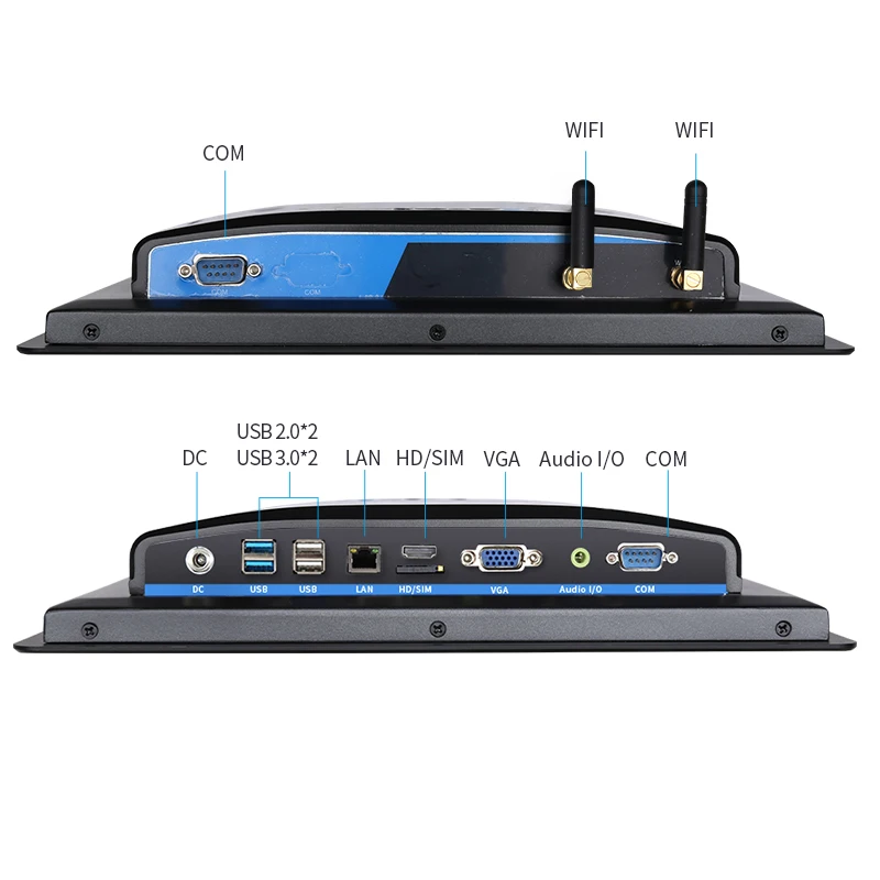2025 TouchThink IP65 ฝังหน้าจอสัมผัสอุตสาหกรรมพีซี 10.4 นิ้ว All in One Pc พร้อมระบบสัมผัสแบบ Capacitive