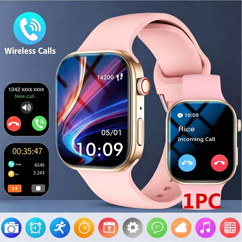 

2026 New Smartwatch for Men & Women,Call Dial/Answer, Step Counting,Weather Forecast, Multi-Sport Modes,Music Control, HD Full-Screen Touch for Android/IOS, Elegant Gift