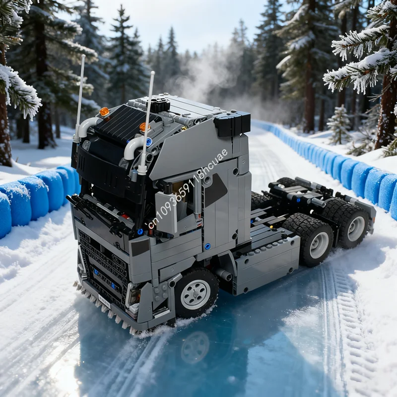 

1073pcs MOC Volvoeed FH Tractor Unit 2 Options Technical Model Toys Building Blocks Assemble DIY Idea Christmas Gifts Brick Kids