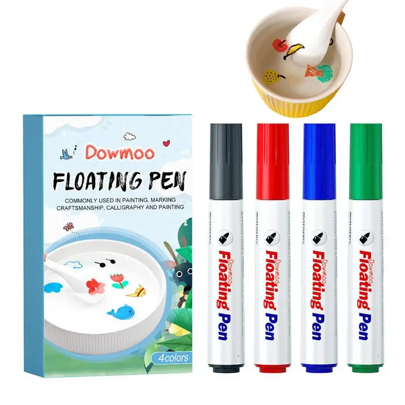 Magical Water Floating Painting Pen Markers Floating Ink Pen Doodle Water Pens Children Drawing Pen Set For Kids Toddlers Boys