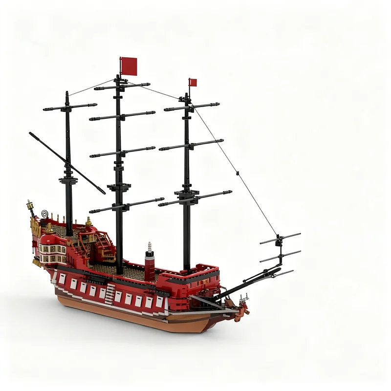 

2504PCS MOC Creative Model Christmas Spirit Special Themed Ship Custom Building Blocks Architecture DIY Assembly Display Gift