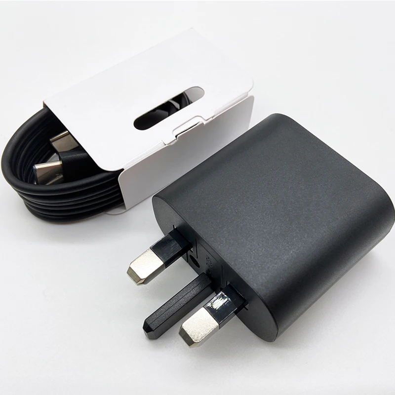 

For Samsung PD Super Fast Charger 25W UK Adapter Quick Charging Usb Type C Cable For Galaxy Z Fold 5 S24 S22 S21 S23 Plus a54