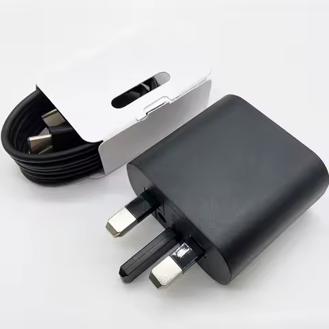 For Samsung PD Super Fast Charger 25W UK Adapter Quick Charging Usb Type C Cable For Galaxy Z Fold 5 S24 S22 S21 S23 Plus a54