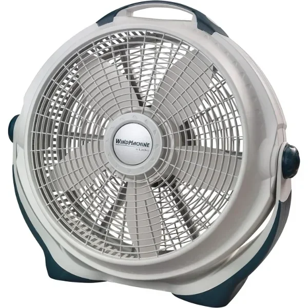 NEW NEW Lasko Wind Machine Air Circulator Floor Fan, 3 Speeds, Pivoting Head for Large Spaces, 20