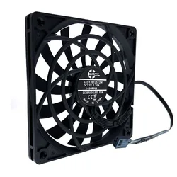 Ventilador de refrigeración PWM silencioso de 120mm y 12cm, delgado de 12mm, nuevo 120X120X12mm DC 12V 0.20A 1400RPM, Enfriador de chasis de caja de ordenador, silencioso y de poco ruido