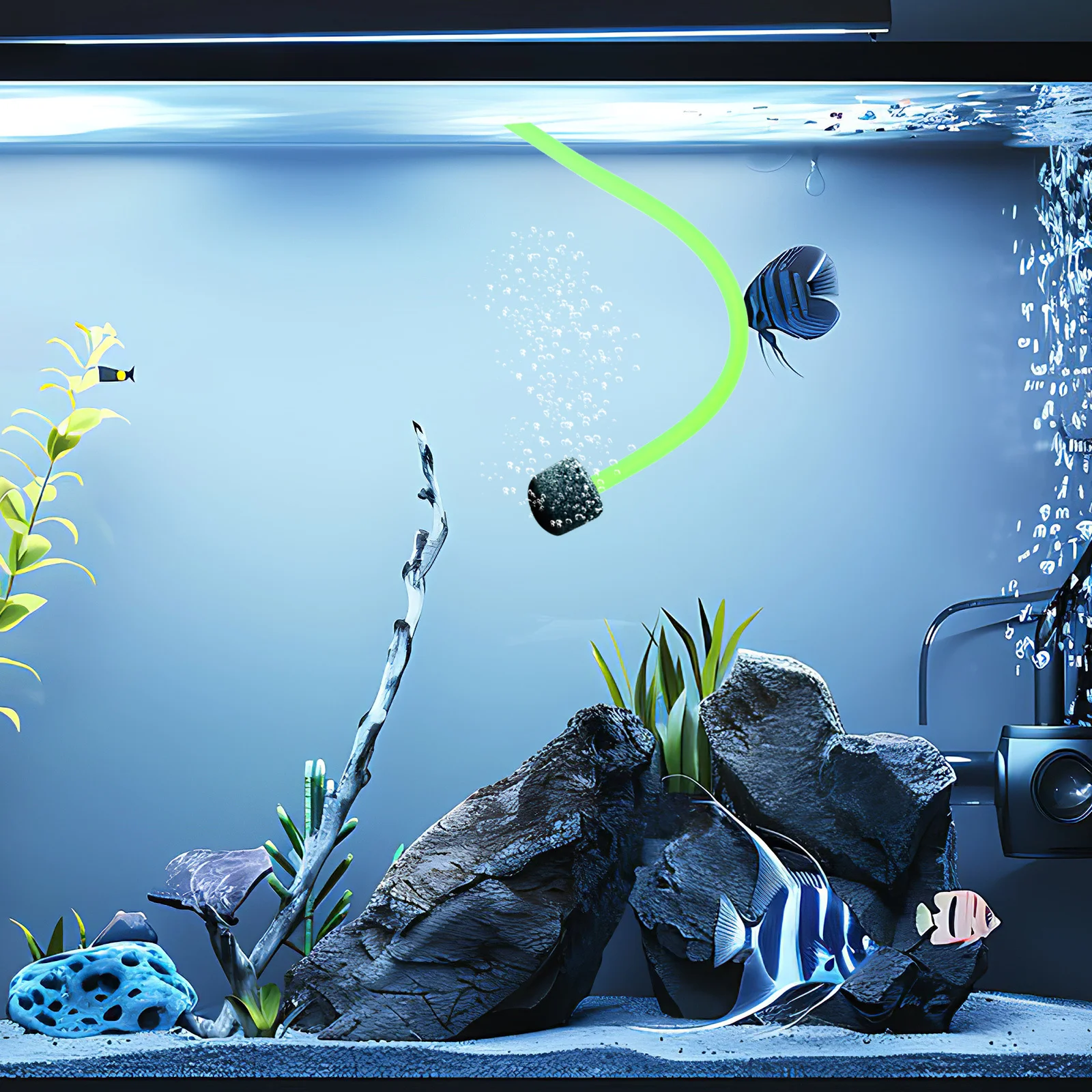 

PVC Aquarium Air Pump Hose Tubing 1.5m Fish Tank Oxygen Aeration Water Filling Hose Garden Use Airline Tubing Fish Tank