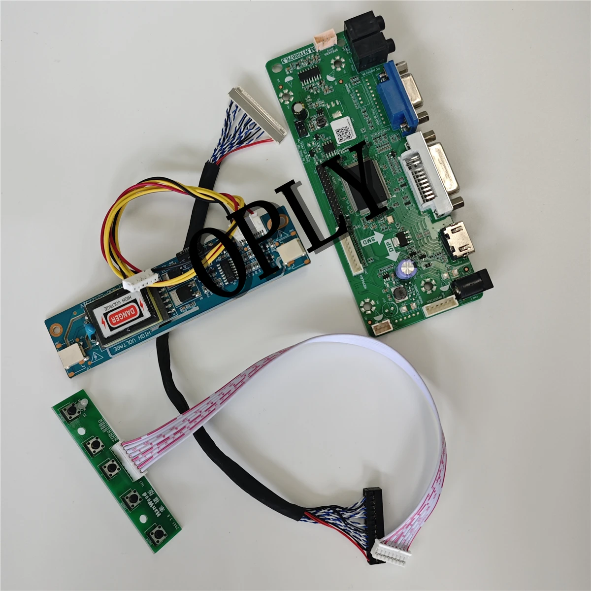 

M.NT68676 Controller board HDMI-compatible VGA DVI kit for LQ170M1LA04 1920X1200 17.0inch 2 CCFL panel screen LCD monitor DIY