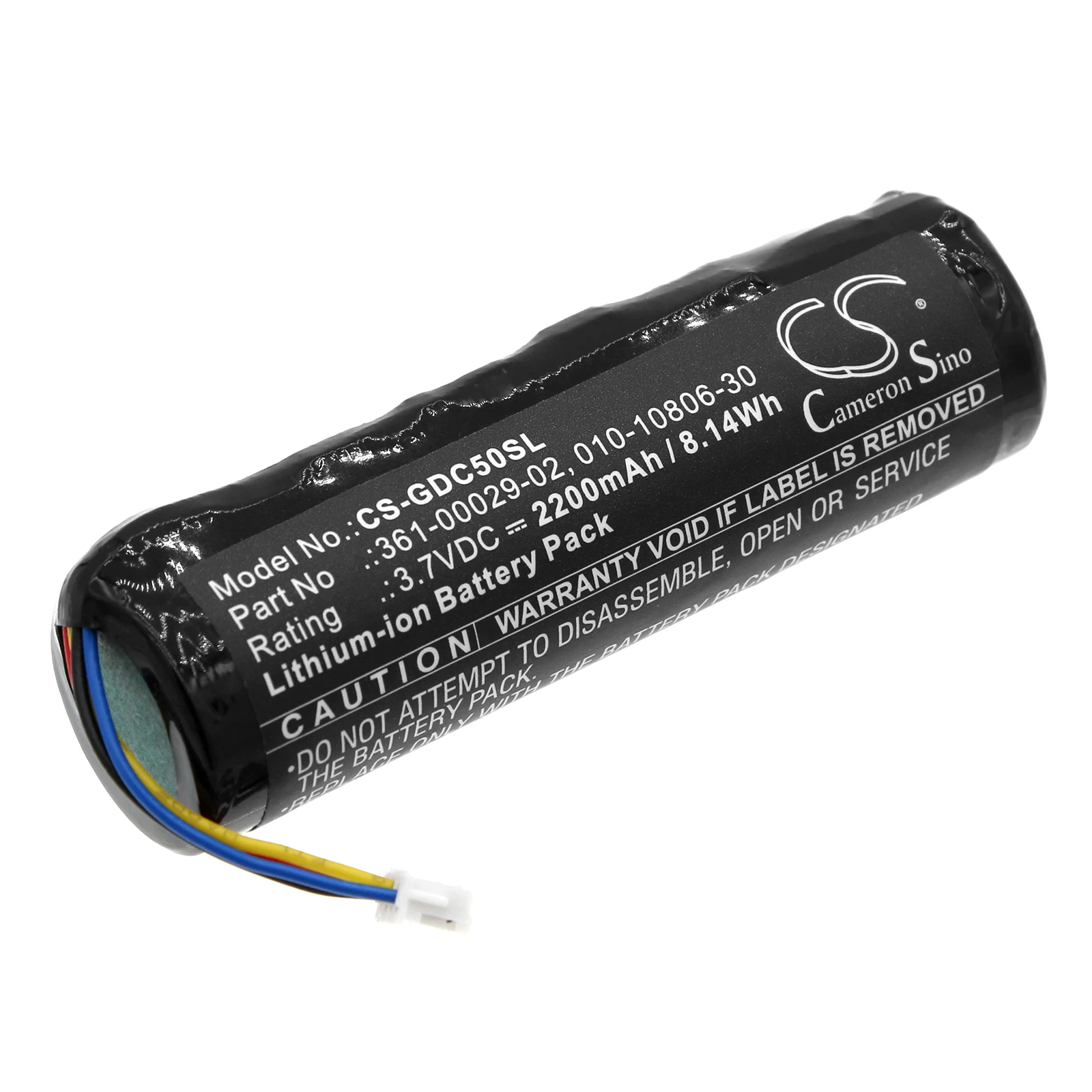 CS Replacement Battery for Garmin DC50,DC50 Dog Tracking Collar,Alpha,TT10 Dog Device,Alpha  PN:361-00029-02 2200mAh / 8.14Wh
