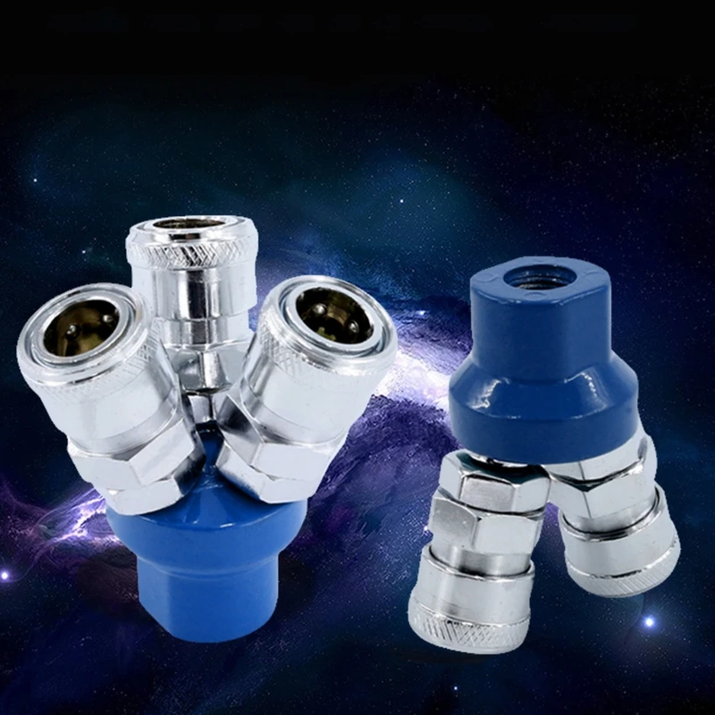 31GJ 2/3 Way Connector Quick Connector Pneumático Compressor ar Splitter mangueira ar