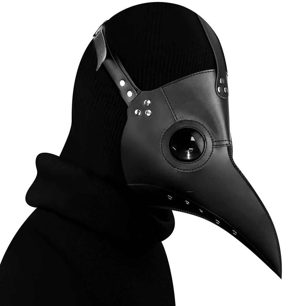 

Bird Beak Doctor Mask Half Halloween Horror Headgear Scary for Party Masquerade Adults Prop