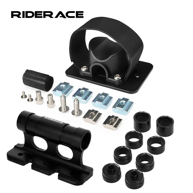 Bicycle Fixed Front Fork Bracket Mount Rack Bike Fork Mount Quick Release Thru Axle Carrier Car Roof Rack Support Cycling Parts