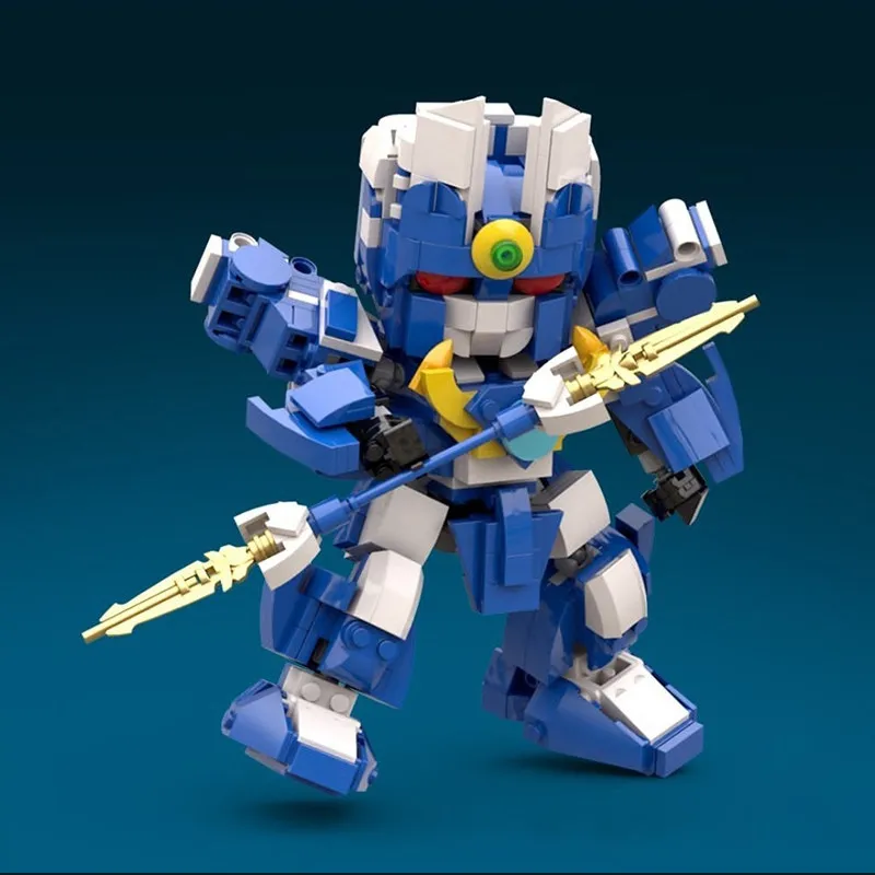 

Classic Animation Action Characters Building Blocks MOC Light Energy Wave Messenger Water Hidden Hero Robot Model Boy's Toy Gift