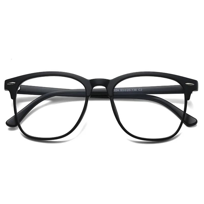 2332 Rivets TR90 Frame Clear Lens Prescription Glasses Myopia Nerd Spectacles Degree -0.5 -1.0 -2.0 -3.0 -4.0 to -6.0