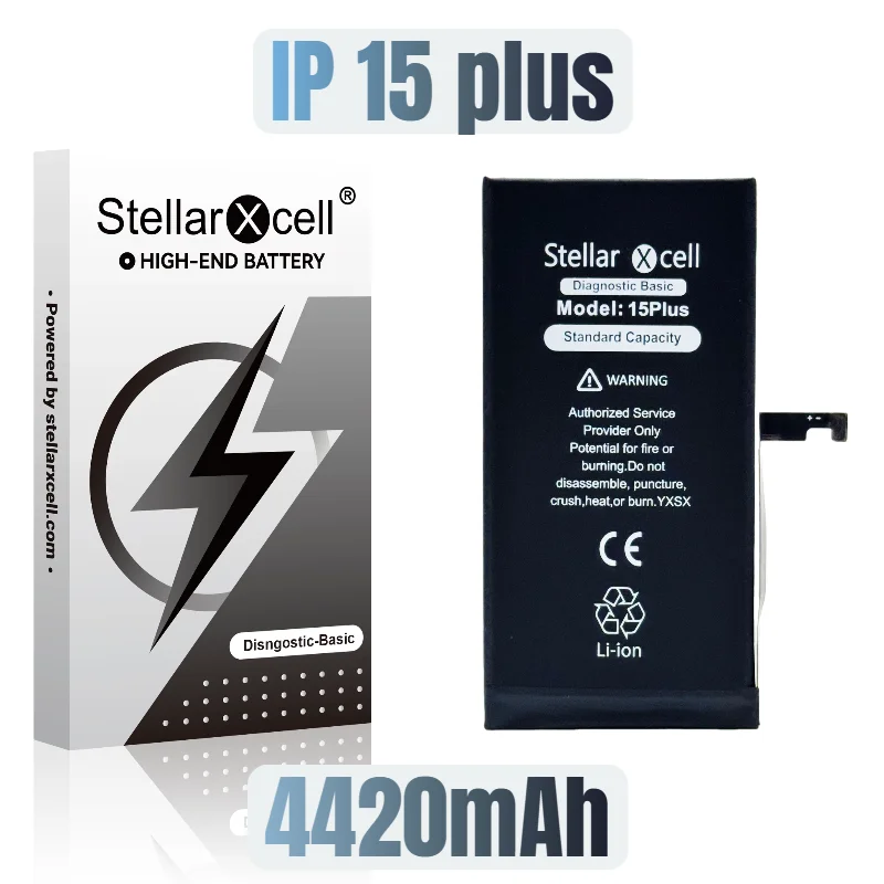 StellarXcell Diagnostische Batterij Show100 gezond  Origineel voor iPhone 12 13 14 15 mini Plus Pro Promax met gratis tools