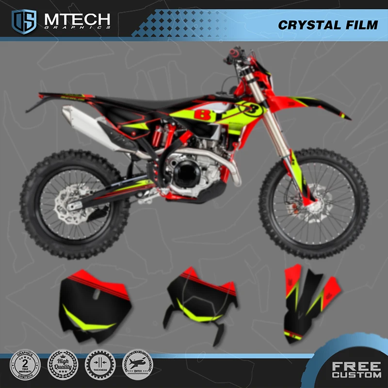 

DSMTECH Custom Backgrounds Graphics Decals Sticker Kits for Beta RR ENDURO 125 200 250 300 350 390 430 480 2023 2024 2025 003