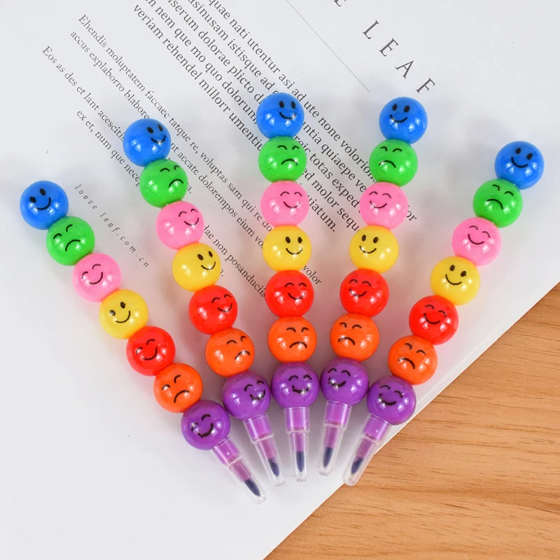 

5pcs Creative Tomatoes On Sticks Crayon Pencil Graffiti Pen Boys Girls Birthday Party Favor Student Back To School Gifts