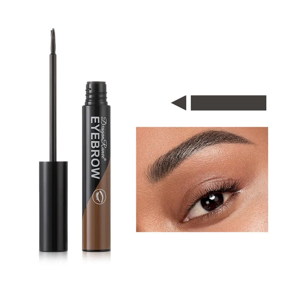 Tearing Dye Eyebrow Cream Makeup Black Brown Sweatproof Tint Lasting Gel Eyebrow Off Tattoo Semi-Permanent Brow Peel Cosmet D1J0