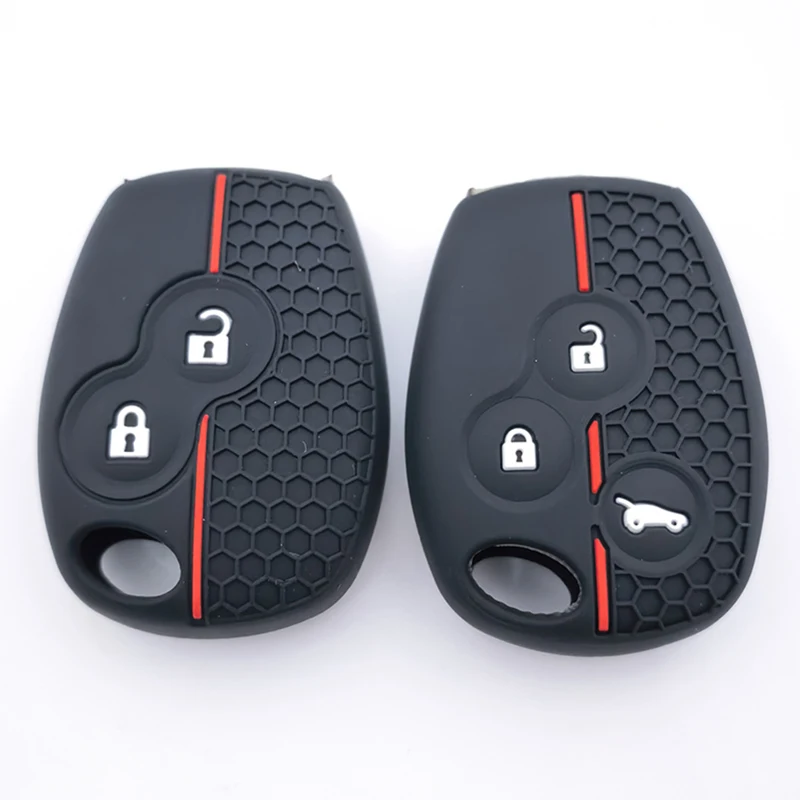 silicone car key case for renault trafic clio Duster Logan dacia sandero for Nissan terrano Almera