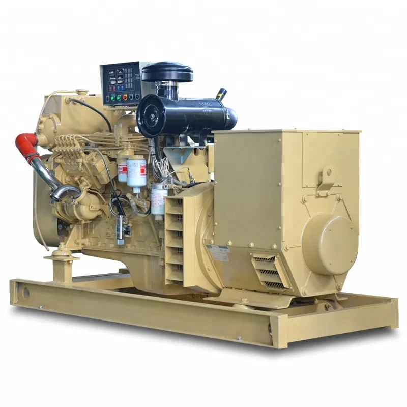 For Philippines Indonesia Ship use powered by 6BTA5.9-GM100 boat engine  type marine generator 80kw