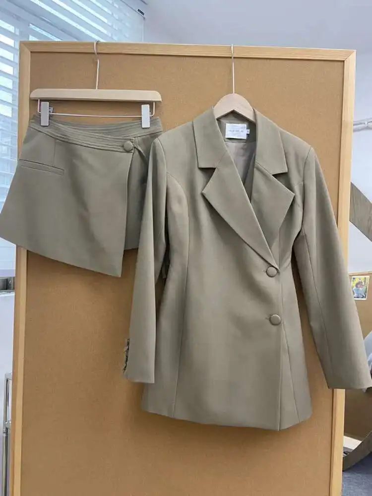 سترة نسائية جديدة KWTX 2025 بلون سادة وحزام غير رسمي فضفاض مناسب أنيق فاخر مصمم ملابس خارجية عصرية للربيع والصيف #6