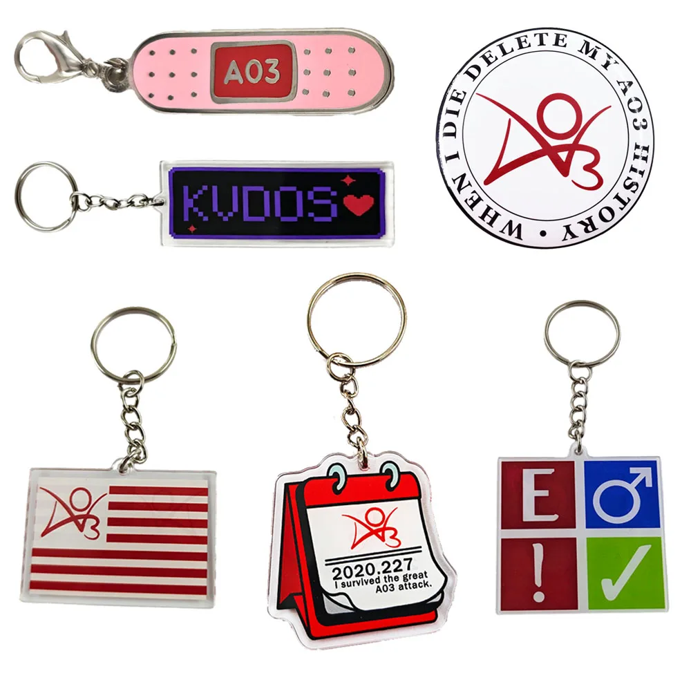 AO3 History Keychain Fanfiction Fandom Acrylic Keyring When I Die Delete My AO3 History Kudos Bandage Charm Gift