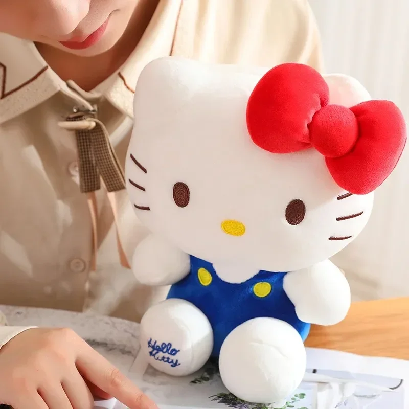 Hello Kitty Anime Hello Kitty Pluszaki Miękkie Poduszki Prezenty Urodzinowe Dla Dziewczynek Kawaii Hello Kitty Pluszowe Lalki