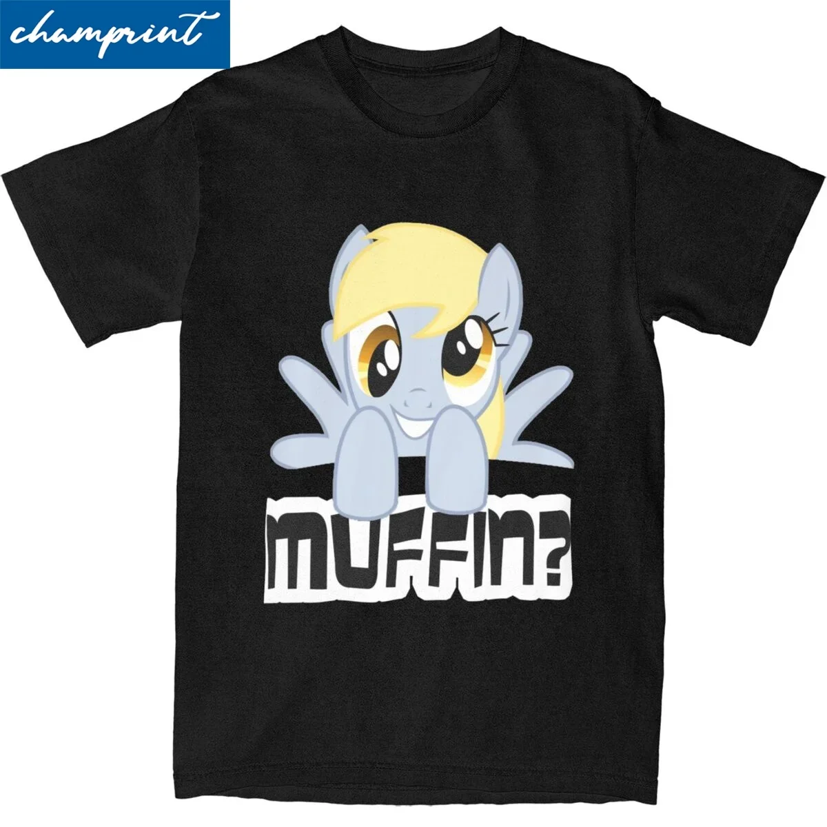 Мужская хлопковая футболка с круглым вырезом и коротким рукавом