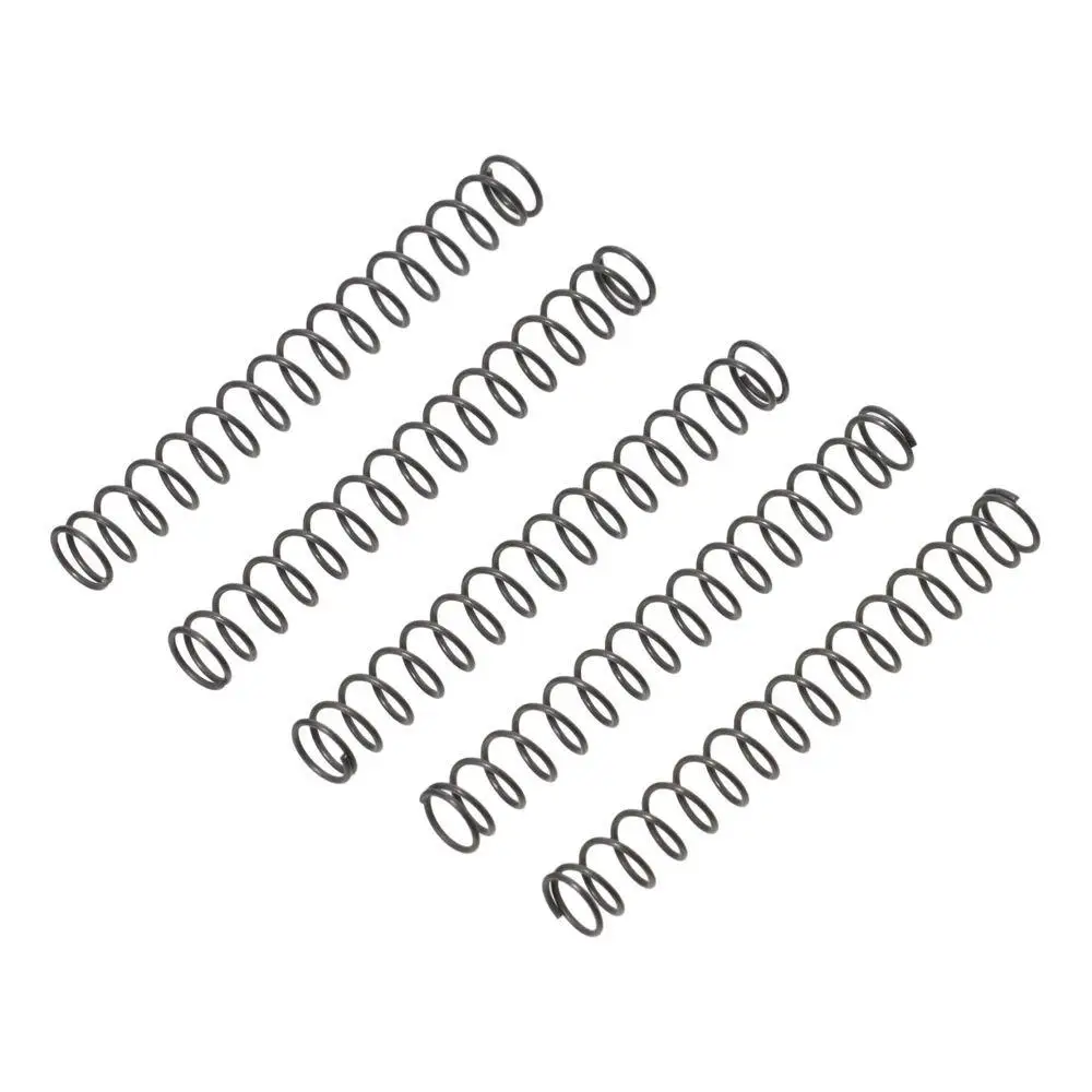 Compression Spring,304 Stainless Steel,6mm OD,0.6mm Wire Size,50mm Free Length,Silver Tone,10Pcs