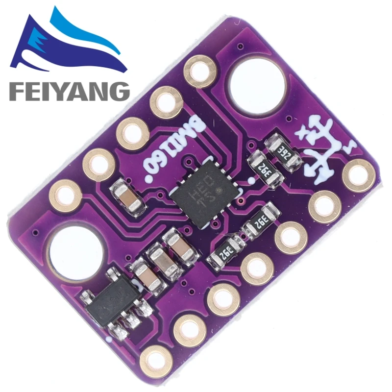 MH-ET LIVE BMI160 GY-BMI160 6DOF 6-axis Rate Gyro Gravity Accelerometer Sensor Module IIC I2C SPI Communication Protocol 3-5V