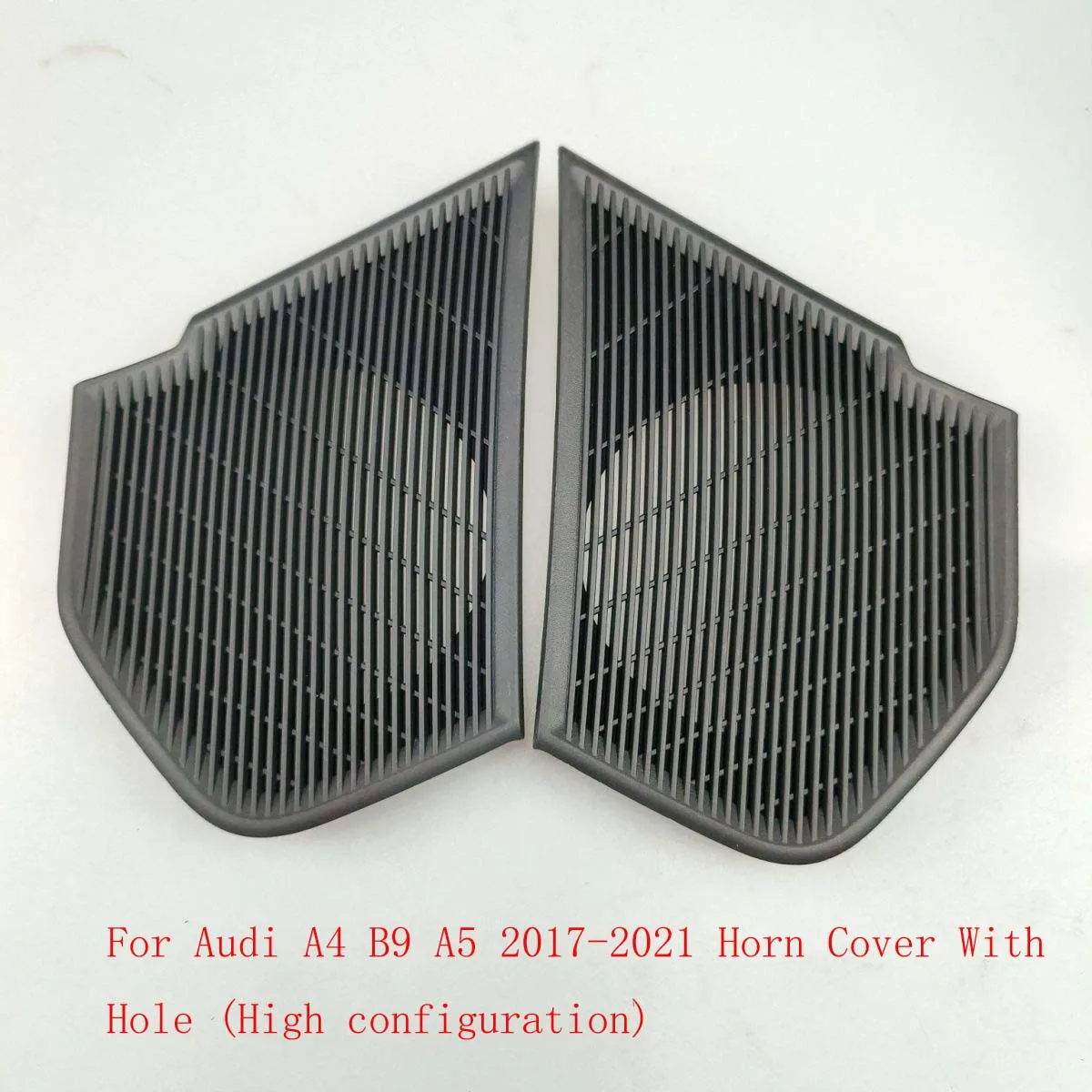 Front Door Midrange Speaker Cover Perforated High Trim For Audi A4L B9 A5 2017-2025 Replacement Parts