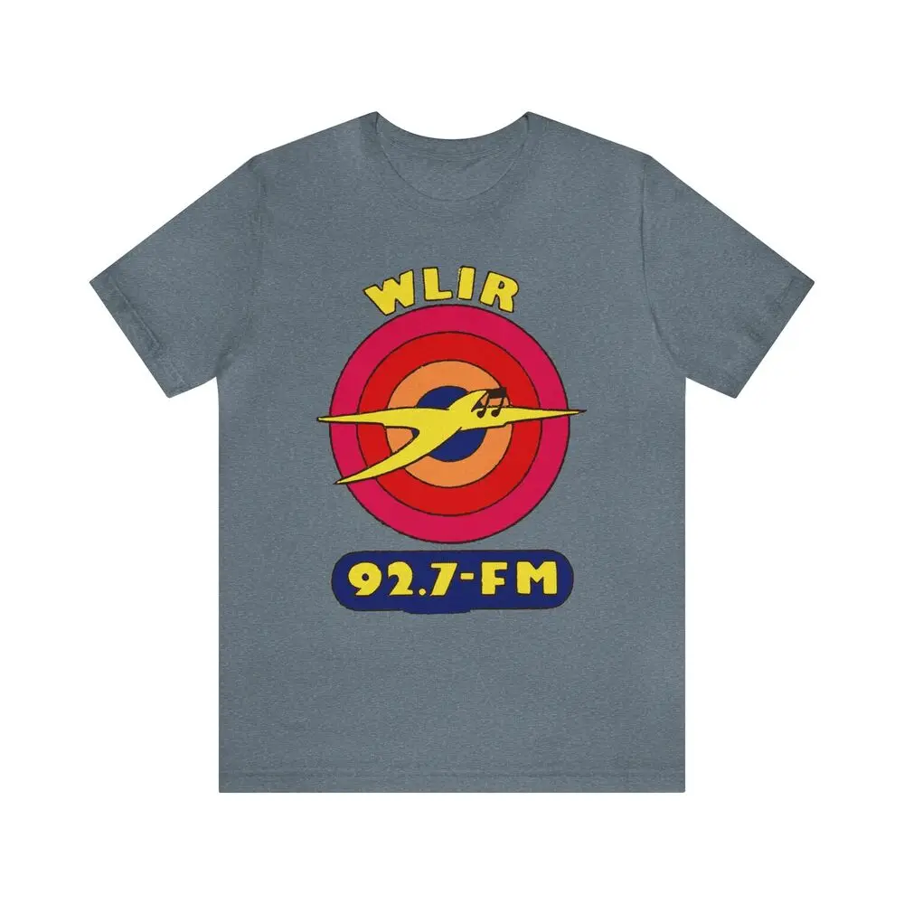 WLIR 92.7 FM New York vintage radio ad Tshirt