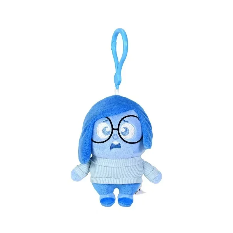 Disney Inside Out Plush Keychain Cute Anger Sadness Fashion Backpack Pendant Children Plush Doll Car Key Ring Girl Holiday Gifts