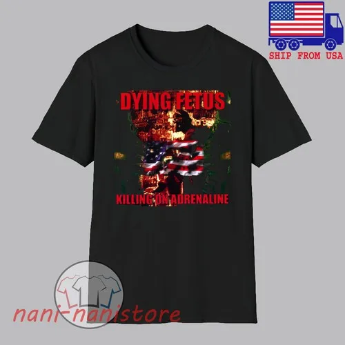 

DYING FETUS Men's Black T-shirt Size S-5XL