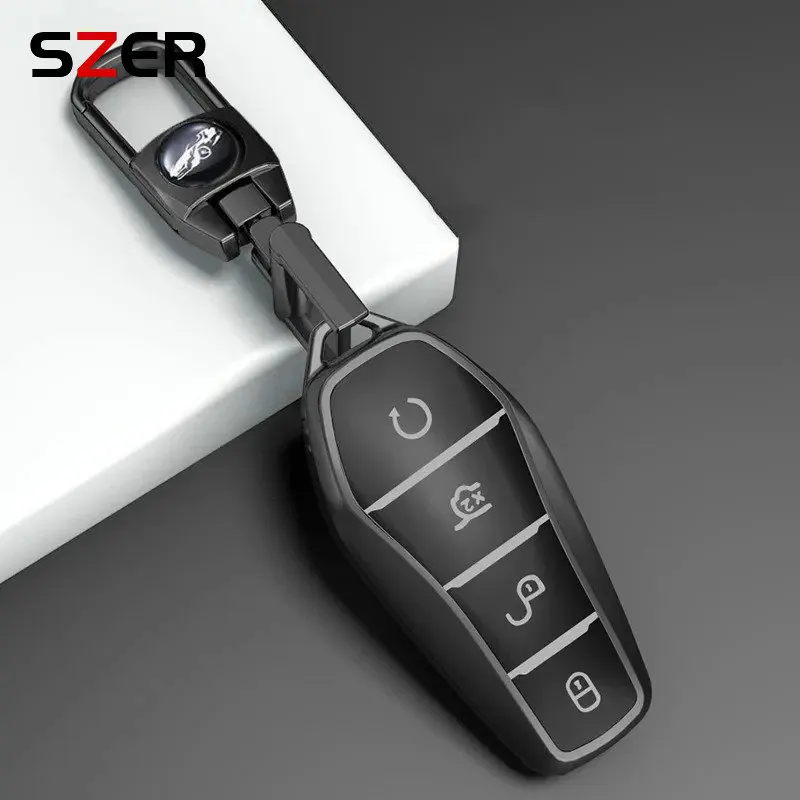 New TPU Car Key Case Shell Holder Keychain For BYD Tang EV600 Han EV Yuan ATTO 3 Song PLUS Pro MAX DMI Qin Protector Accessories