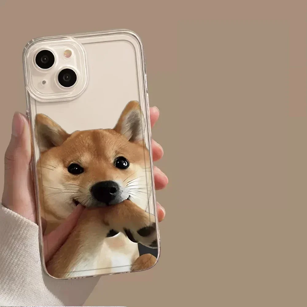 Cute Corgi Dog Couple Phone Case for Samsung Galaxy A55 A54 A53 A51 A70 A32 A31 A22 A13 5G Soft Covers Clear Funny Animal Fundas