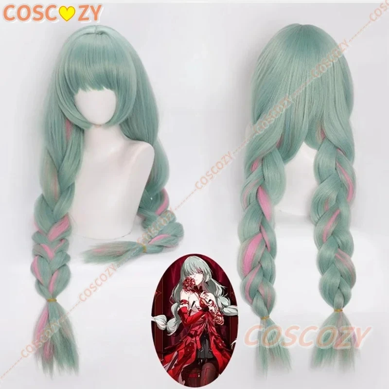 

ABC123CosplayWuthering Waves Phrolova Cosplay Wig Light Green Double Ponytail Con Wigs Fractsidus Halloween3'd,5;h.9/