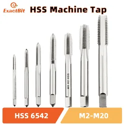 ExactBit Right Hand Thread Tap HSS Machine Plug Tap Metric Screw Tap Drill Thread Tool M2 M3 M4 M6 M7 M8 M10 M12 M14 Hand Tools