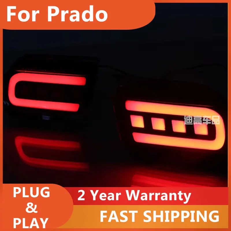 

Задний противотуманный фонарь/стоп-сигнал KEWOLL для Toyota Prado 2700/4000/LC150 2010-2018, 2 шт.