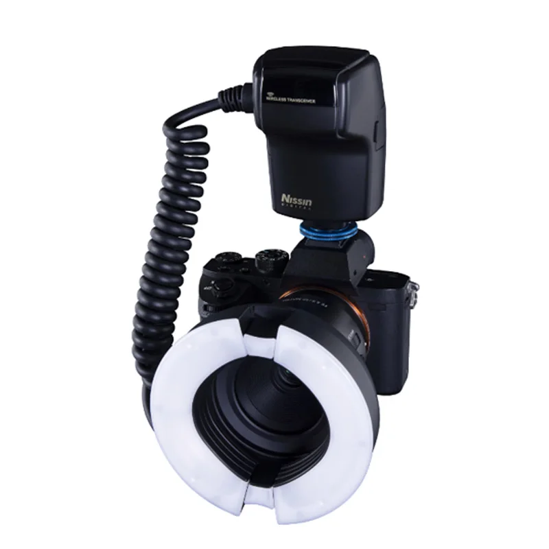 Nissin MF18 Flash Macro Ring Light TTL Soft Diffuse Light Precise Control for Oral Dental Aesthetics for Canon Nikon Sony Camera