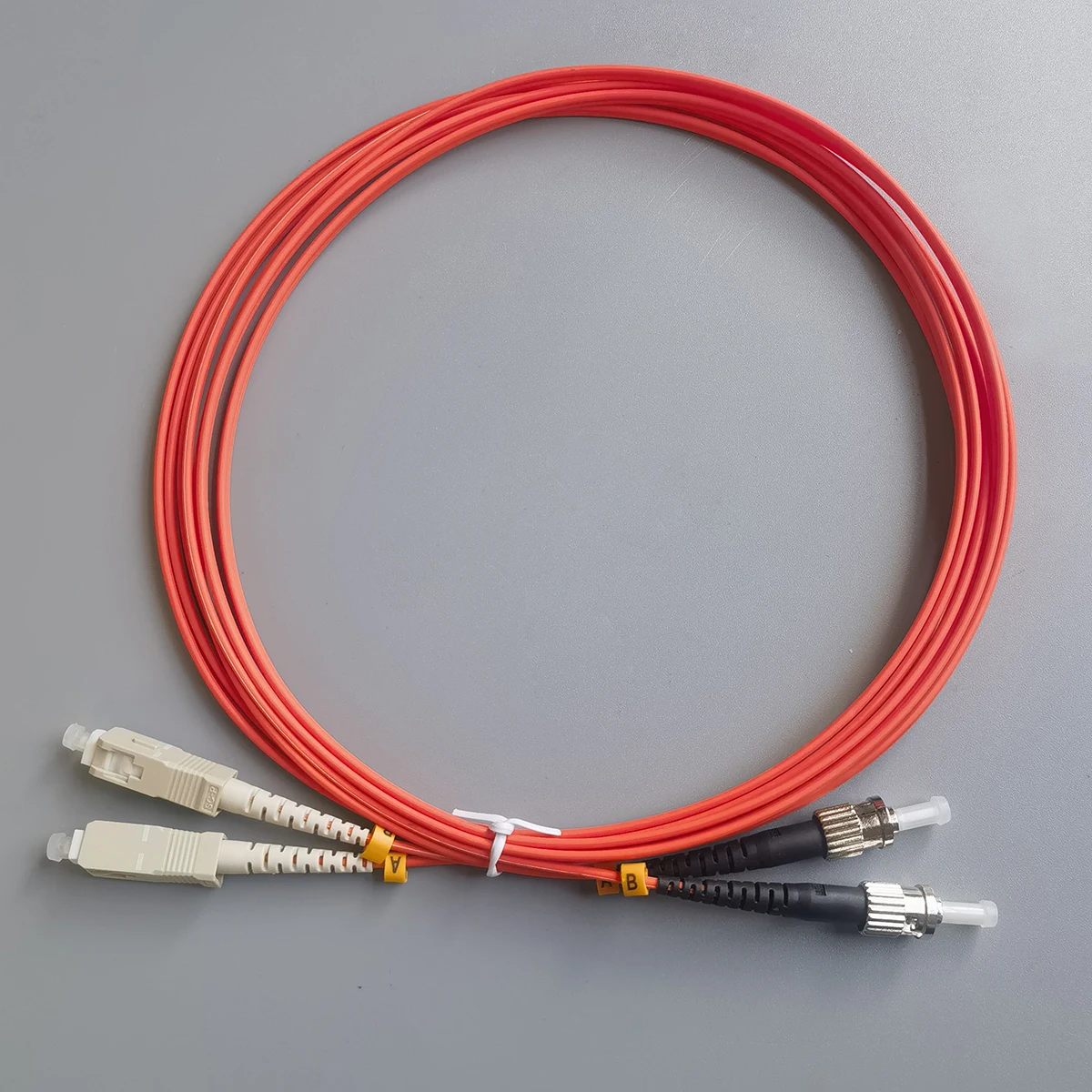 Fiber Optic Cable ST/UPC-SC/UPC 2.0mm 3M Multimode Dual Core OM1-62.5/125μm LSZH FTTH Cable Fibre Optique Extension Cord