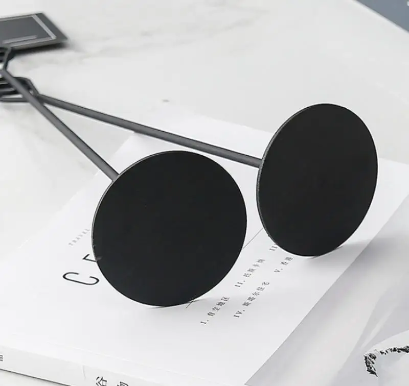 1Pcs Ins Style Stainless Steel Tabletop Menu Card Holder Restaurant Modern Simplicity Vertical Type Price Sign Display Stand