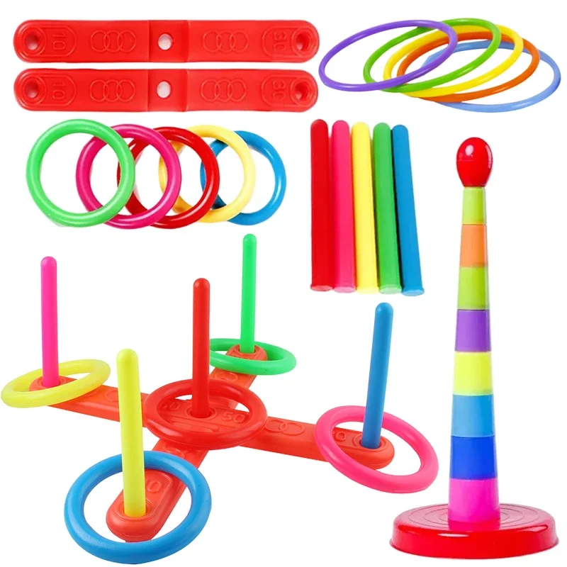 

Ferrule Stacking Toys Plastic Color Children Bodybuilding Entertainment Parent-child Interaction Puzzle Sports Toys Indoor TMZ