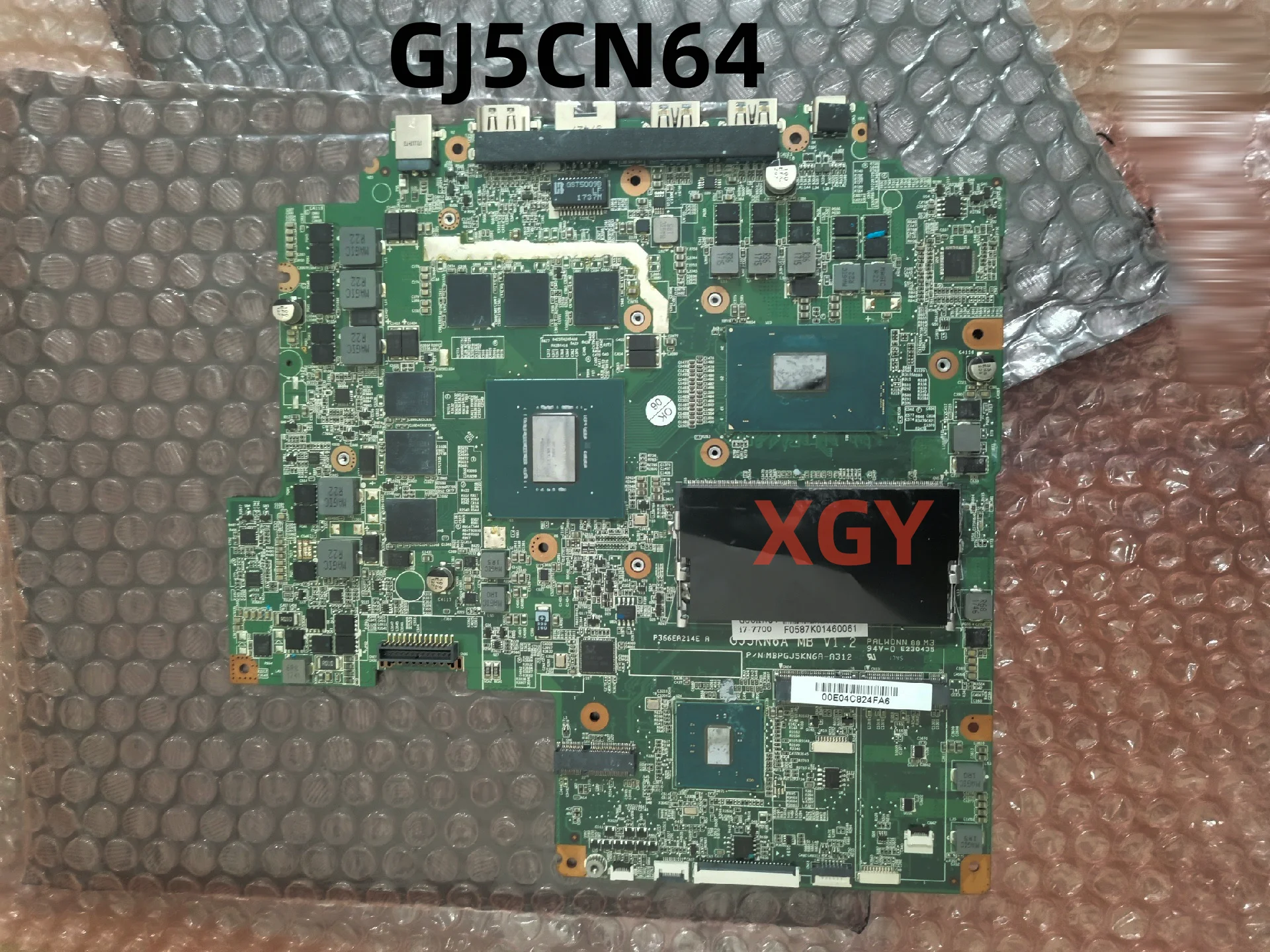 

Original FOR Hasee T90-T GJ5CN64 Motherboard MBPGJ5KN6A-A321 I7-7700HQ GTX1060M 6G 100% Test OK