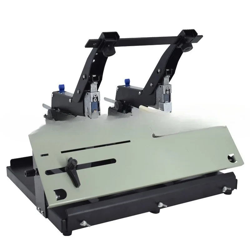 SH-03G Duplex Manual Thick Layer Binding Machine Double Head Flat Nail Riding Stapling Machine