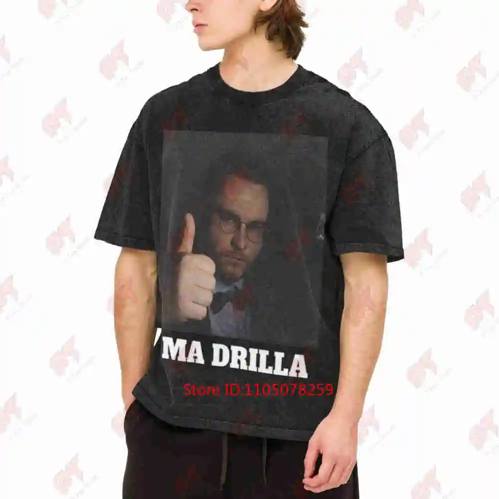 CSGO Gaming Ma Drilla Counter Strike Global Offensive Vintage Washed Tee Pure Cotton T-Shirt