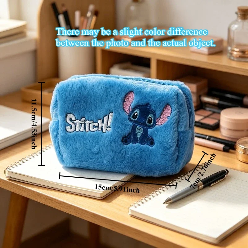 Pencil Case Stitch Cartoon Pen Case High Aesthetic Pencil Storage Large Capacity Pen, Pencil, Marker Stationery Box