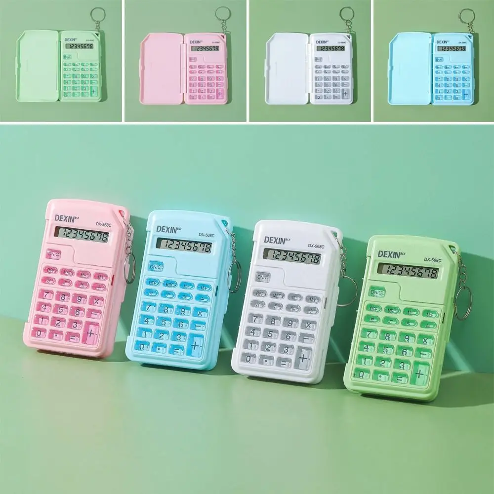 Flip Cover Calculator Mini Portable Math Calculator For Office Accounting School Students